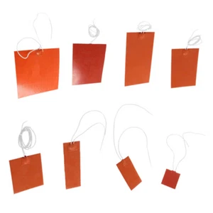 5V/12V/24V/220V Electric Silicone Heating Plate Heater Pads Mat Silicone Coil - Picture 1 of 43