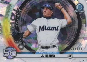 JJ BLEDAY 2020 Bowman SCOUTS TOP 100 ATOMIC REFRACTOR 124/150 BTP-56 MARLINS - Picture 1 of 1