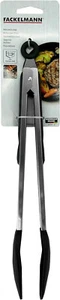 Fackelmann Cooks Silicone Grey Head Tongs Heat Resistant 34CM 687997 - Picture 1 of 4