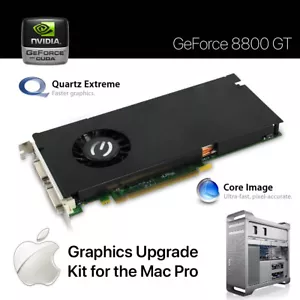  Apple Mac Pro Nvidia 8800 GT 512MB PCI-E Video Card GT Mac Pro 2006-2012 - Picture 1 of 2