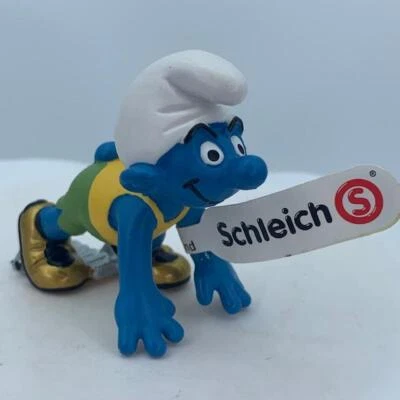 Smurfs 20741 Sprinter Smurf Olympic Sport Runner Figure Schleich Peyo Figurine - Image 1 of 4
