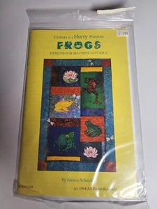 Critters in a Hurry Muster Frösche Applikation Muster VINTAGE - unbenutzt QP2 - Bild 1 von 2