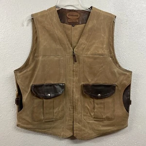 Overlander Oilskin Handcrafted In Old Mexico By Coronado Leather With 8 Pockets - Picture 1 of 15