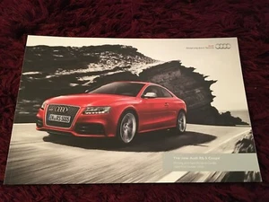 Audi RS 5 Coupe V8 Brochure 2011, Oct 2010 Ed.2.0 UK issue RS5 Pricing & Specs - Picture 1 of 1