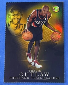 2003-04 Topps Pristine Gold Refractor Die Cut Travis Outlaw RC Rookie 51/99 #169 - Picture 1 of 3