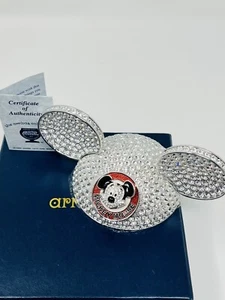 Arribas Mickey Mouse Figur Swarovski Kristall Akzente Disney Sammlerstück - Bild 1 von 13
