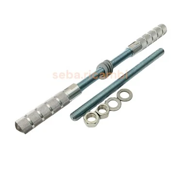 SEBA.RICAMBI STAFFE RACING PEDANE BARRE POGGIAPIEDI DOPPIA BARRA GRIGIO PIAGGIO CIAO SI BRAVO