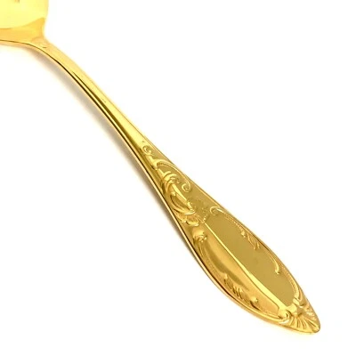 Cubiertos cubiertos dorados Solingen 23/24K HARTVERGOLDET Alemania 18/10 ELECCIÓN Foto 1 de 2