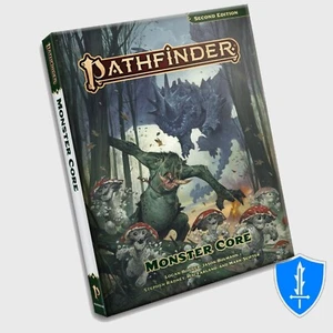 Monster Core - Pathfinder 2nd Edition Remaster Hardcover - P2 2e Rulebook New - Picture 1 of 1