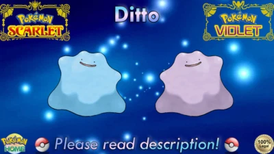 🍊Shiny/Non-shiny Ditto Japanese Destiny Knot 6IV🍇Scarlet/Violet (💯Legal) - Image 1 of 4