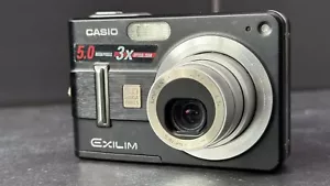 Casio Exilim EX-Z57 5,0 megapixel fotocamera digitale - nero - Foto 1 di 7