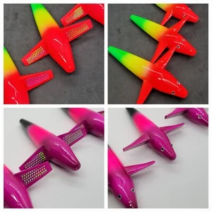 40 Lot Teaser Tuna Bird 5" 13cm Saltwater Red Green Yellow Custom Color Offshore - Picture 1 of 2