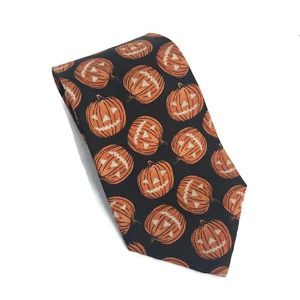Corbata Joe Boxer Cuello Para Hombre Halloween Jack-O'Lantern Calabaza Seda Joe's Ding Dong - Imagen 1 de 5