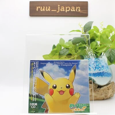 Pokemon Let's Go Pikachu Eevee Super Music Complete Nintendo Game CD Japan NEW - Bild 1 von 4