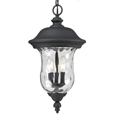 Подвеска уличная Z-Lite 533CHB Armstrong высота 23 дюйма 3 лампы - черная - Изображение 1 из 2