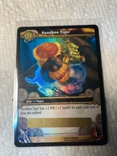 World of Warcraft TCG Sandbox Tiger *unscratched* 1 Card