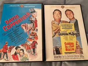 David Copperfield 1935, Soldier In The Rain Archive WB DVD Lot - Picture 1 of 4