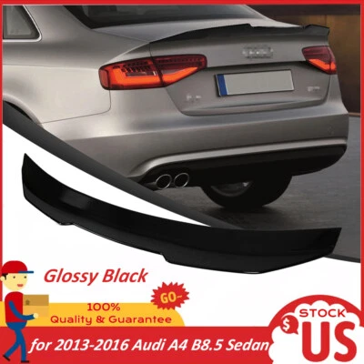 Alerón trasero de camión para Audi A4 B8.5 2013-2016 estilo PSM High Kick Duckbill Foto 1 de 4