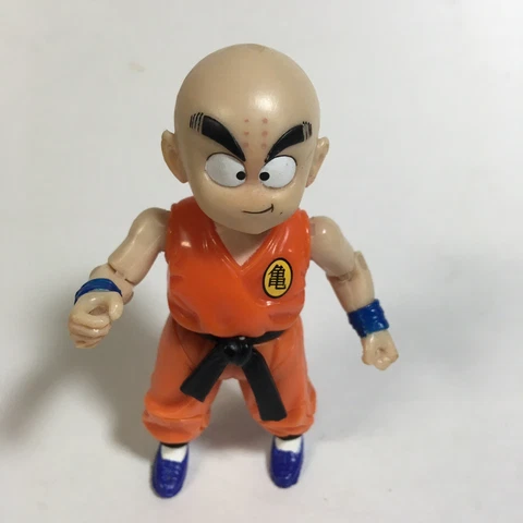 Dragon Ball Z Krillin 3.5” Action  Figure Toy Doll Jakks Pacific 2003 Rare DBZ Cover