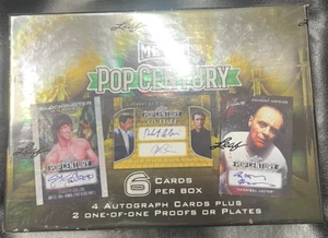 2025 Leaf Pop Century Factory Sealed Hobby Box 4 Autographs 6 Cards - Picture 1 of 1