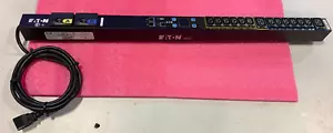 EATON G3 METERED INPUT RACK PDU EMI132-10 240V W/ POWER CORD - Picture 1 of 4