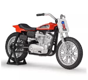 Maisto 1:18 Harley Davidson 1972 XR750 Racing #1 MOTORCYCLE BIKE Model NEW - Picture 1 of 5