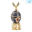 Box Faberge Osterei emailliert Schmuck Vintage Geschenkaufbewahrung Halskette