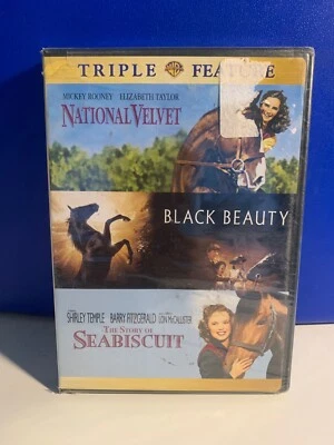Seabiscuit / Black Beauty / National Velvet (DVD) …….BRAND NEW & SEALED! - Image 1 of 2