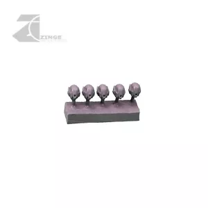 Cascos/cabezas calavera murciélago humano poste de infantería Zinge Industries x5 S-SCH02 - Imagen 1 de 2