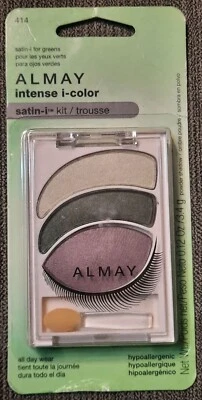Almay Intense I Color Satin-I For GREEN EYES #414 Eyeshadow Trio NEW RETIRED - Image 1 of 2