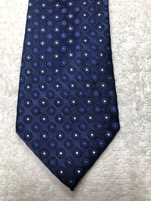 CORBATA HOMBRE GEOFFREY BEENE AZUL MARINO CON AZUL Y BLANCO 3,25 X 60 Foto 1 de 4