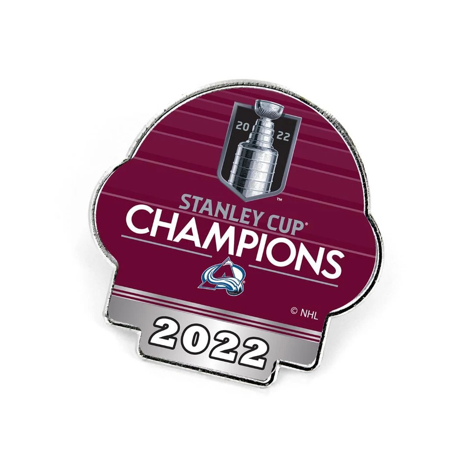 COLORADO AVALANCHE - 2022 STANLEY CUP CHAMPIONS - LAPEL/HAT PIN NHL-2751-PN-15 - Image 1 of 1