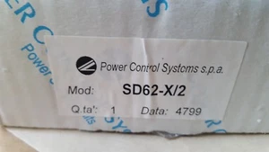 POWER CONTROL SYSTEMS SD62-X/2 POWER SUPPLY (U9.1B2) - Imagen 1 de 2