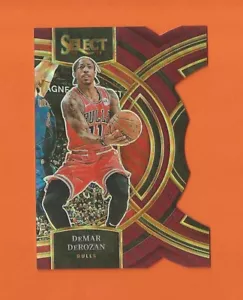 2023-24 SELECT MAROON PRIZM PRESSOFUSO DEMAR DEROZAN #d 174/175 CHICAGO BULLS - Foto 1 di 2