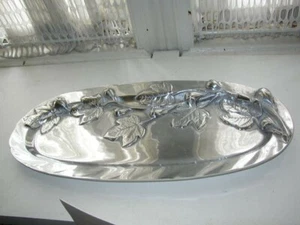 Heavy, Large, 20" x 9" Barware or Vanity Oval Tray - Picture 1 of 6