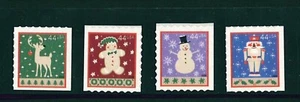 US Scott # 4429 - 4432 / 2009 Holidays ATM set of 4 singles MNH - Picture 1 of 1