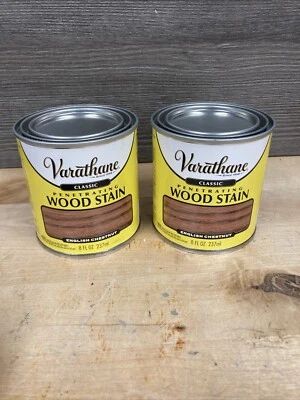 2 Pack Varathane Classic Penetrating Wood Stain English Chestnut 8oz 339737 New - Image 1 of 2