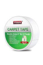 YYXLIFE Double Sided 2 Carpet Tape for Area Rugs Carpet Adhesive Removable Mult
