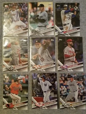 2017 Topps Baseball Update Series Base Singles Pick Your Player Card  - Image 1 of 4