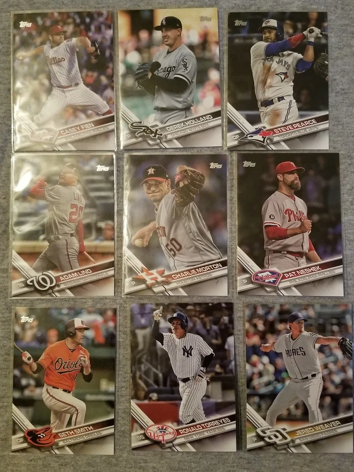 2017 Topps Baseball Update Series Base Singles Pick Your Player Card  - Image 1 of 4