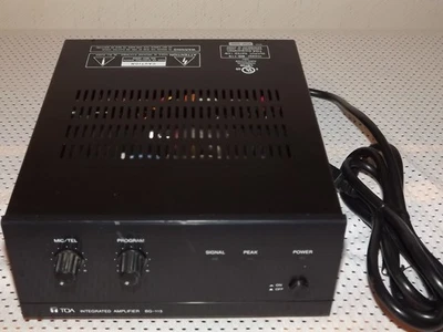 TOA BG-115 Integrated Amplifier Tested and Working Nice - Image 1 of 4