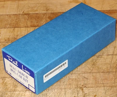 RAIL LINE HOn3 Kit #130 D&RGW 3000 Series Box Car Kit New Old Stock, Great Kits! - Image 1 of 4