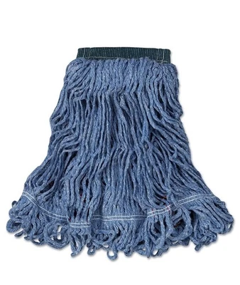 Швабра влажная коммерческая Rubbermaid Swinger Loop FGC15206BL00 1 упаковка средняя синяя - Изображение 1 из 2
