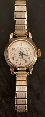 VINTAGE Petite Women's Helbros Invincible Mechanical Watch WORKING - Image 1 of 4