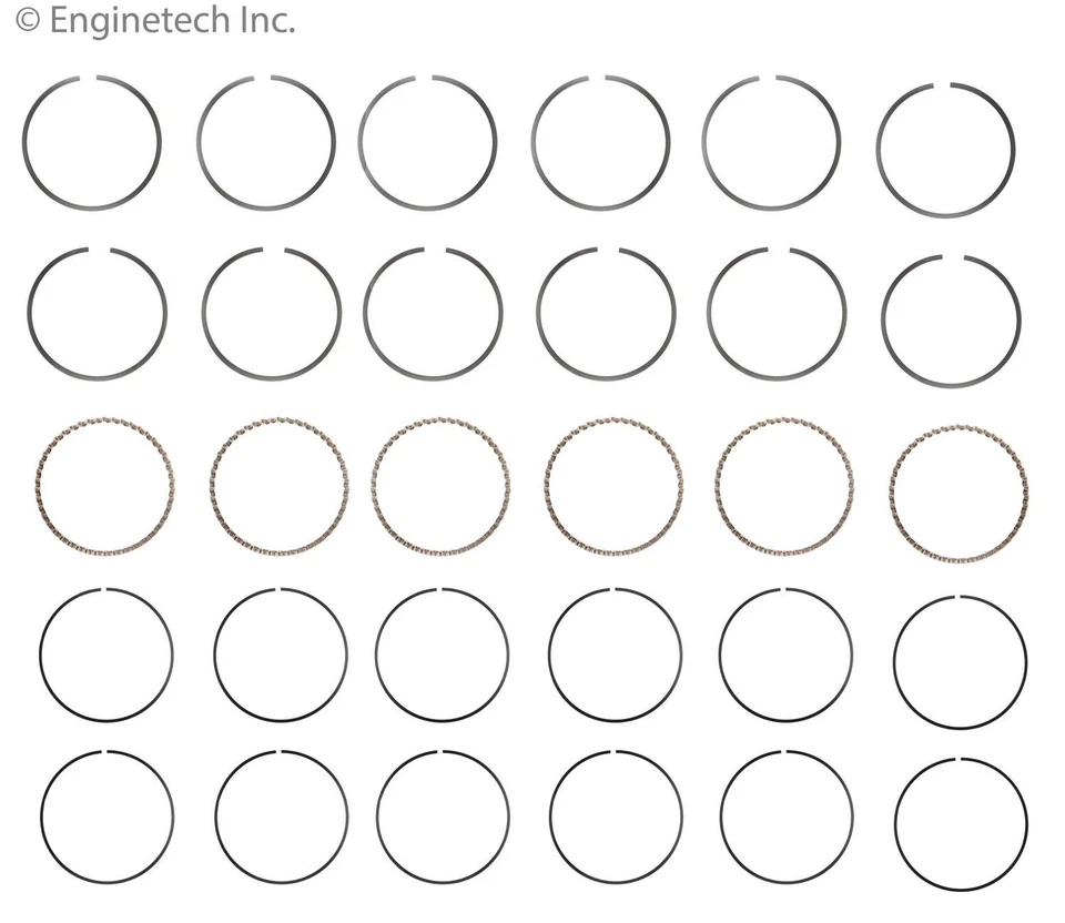 Piston Ring Set For 00-02 Mazda Millenia  C83126-STD - Image 1 of 4
