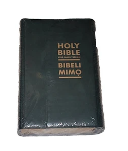Holy Bible / Bibeli Mimo ( English & Yoruba Side by side KJV) Nigerian Bible - Foto 1 di 3