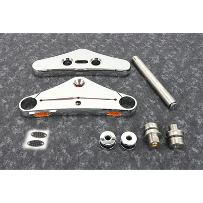 Árbol triple superior ciega Pro-One 5 grados cromado 41 mm con señales de giro - 107110 Foto 1 de 2