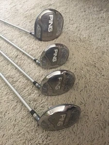 PING Golf Clubs Ladies SERENE Set of Woods - Driver 3 5 & 7 Wood - ULT 210 Lite - Picture 1 of 11
