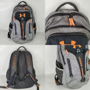 Under Armour UA Contender Storm Backpack Gray Orange - Picture 1 of 13