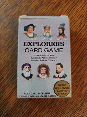 Vintage Explorers Card Game- Illustrated - Image 1 of 3